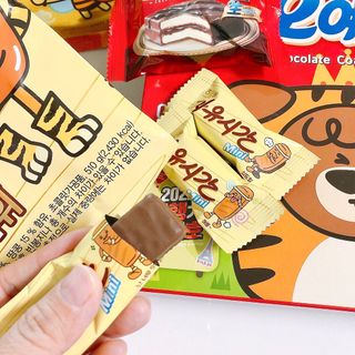 해태제과 2022 호랑이 스낵 5종 세트 — 5점을 준 리뷰어가 2022년 1월 올린 사용 사진