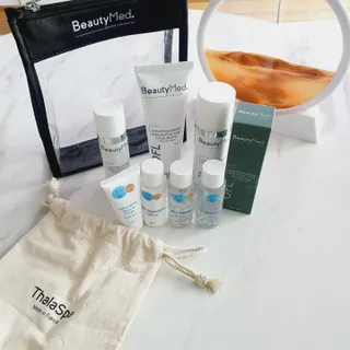 프랑스 뷰티메드 OFL 리밸런싱 케어 3종 키트 (OFL세럼 30ml & 딸라스파 어메니티 4종 증정) — 5점을 준 리뷰어가 2022년 9월 올린 사용 사진