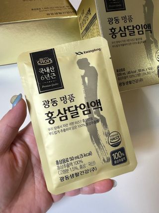 광동생활건강 광동 명품 홍삼달임액 50mL x 30포 — 5점을 준 리뷰어가 2023년 4월 올린 사용 사진