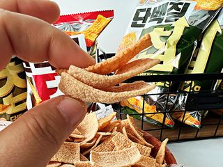 맛있게 채우는 단백질 12g, 닥터유 단백질칩 — 5점을 준 리뷰어가 2023년 12월 올린 사용 사진