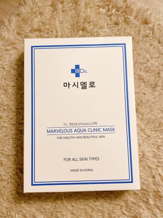 닥터마시멜로 닥터마스멜로 마블러스 아쿠아 클리닉 마스크 — 4점을 준 리뷰어가 2021년 6월 올린 사용 사진