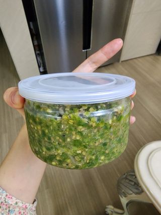 셰프애찬 수제 청양 맵짤이 400g — 5점을 준 리뷰어가 2022년 9월 올린 사용 사진