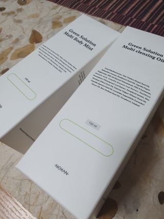 [녹산] 그린 솔루션 멀티 클렌징 오일 + 그린 솔루션 멀티 바디 미스트 — 5점을 준 리뷰어가 2022년 10월 올린 사용 사진