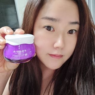 [후르디아] 72시간 블루베리 속살 수분크림 — 5점을 준 리뷰어가 2021년 2월 올린 사용 사진