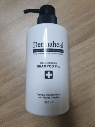 더마힐 헤어 컨디셔닝 샴푸 500ml 3종 중 택1 — 5점을 준 리뷰어가 2021년 3월 올린 사용 사진