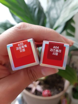 [블랙루즈] 에어 핏 벨벳틴트 시즌1 7종 중 택1+랜덤1 — 5점을 준 리뷰어가 2021년 1월 올린 사용 사진