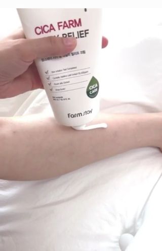 팜스테이  시카팜 데일리 릴리프 크림 — 5점을 준 리뷰어가 2022년 10월 올린 사용 사진
