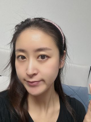 오투에니원 화이트 스완 갈락토미세스 비타민 C 워터 슬리핑 마스크 — 5점을 준 리뷰어가 2022년 12월 올린 사용 사진