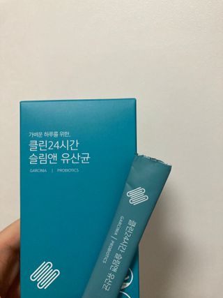 클린24시간 슬림앤유산균 1박스 (3.5g X 15포) — 5점을 준 리뷰어가 2022년 11월 올린 사용 사진