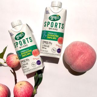 셀렉스스포츠 셀렉스 스포츠 웨이 프로틴 복숭아_ 330ml x 12팩 — 4.5점을 준 리뷰어가 2021년 8월 올린 사용 사진