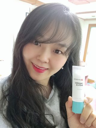 리더스코스메틱 카밍 바이오틱스 앰플 — 5점을 준 리뷰어가 2021년 2월 올린 사용 사진