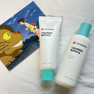 리더스코스메틱 리더스 카밍 바이오틱스 #1등 진정 기획세트 [에센스 워터150ml + 크림 마스크80ml] — 5점을 준 리뷰어가 2022년 9월 올린 사용 사진