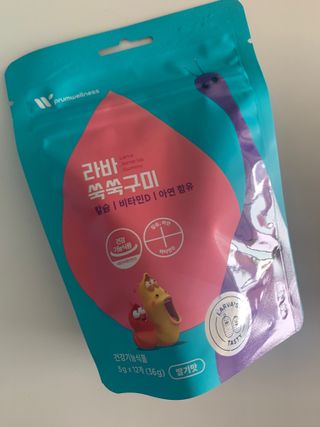 푸름웰니스 라바 쑥쑥구미 36g — 5점을 준 리뷰어가 2022년 3월 올린 사용 사진