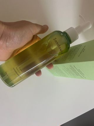 스킨큐어 산다화 순한 클렌징 동백 오일 200ml — 5점을 준 리뷰어가 2023년 4월 올린 사용 사진