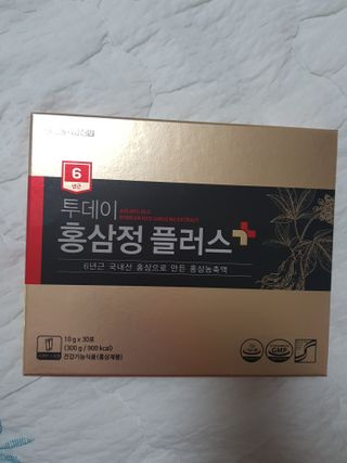 서울약사신협_투데이홍삼정플러스스틱_10g x 30포 — 5점을 준 리뷰어가 2021년 2월 올린 사용 사진