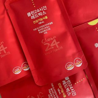 클린24시간 레드박스 1BOX(5포) + 전용보틀(500ml) — 5점을 준 리뷰어가 2024년 2월 올린 사용 사진