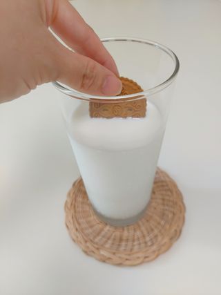 롯데제과 롯샌 카페크런치 — 5점을 준 리뷰어가 2021년 10월 올린 사용 사진