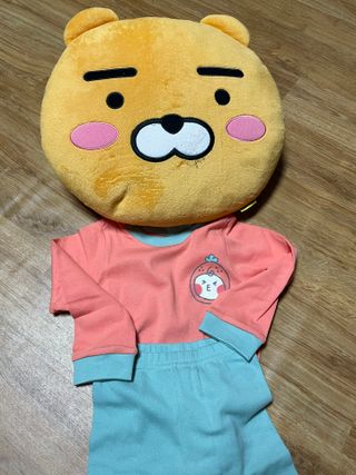 유비맘 캔디팡팡 내의/내복 상하 세트 — 5점을 준 리뷰어가 2021년 3월 올린 사용 사진