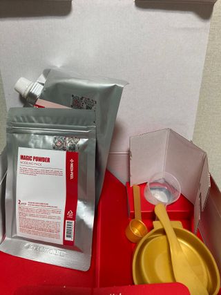 메디필 레드 락토 콜라겐 모델링 팩 — 5점을 준 리뷰어가 2021년 3월 올린 사용 사진