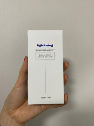 라이트윙 밸런싱 미스트 만다린 블리스+센티드 제라늄 SET — 4.5점을 준 리뷰어가 2021년 1월 올린 사용 사진