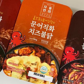 자연풍미 문어직화볶음 3종 (불고기, 불곱창, 치즈불닭) — 4.5점을 준 리뷰어가 2022년 8월 올린 사용 사진