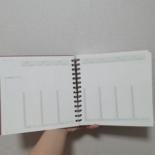 리훈 여러분의 오늘을 채워나갈 수 있도록 도와줄 오늘공부 1년용 스터디플래너 — 5점을 준 리뷰어가 2021년 4월 올린 사용 사진