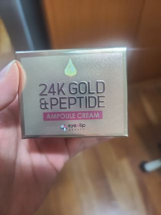 아이앤립 / EYENLIP 아이앤립 24K 골드 N 펩타이드 앰플 크림 — 5점을 준 리뷰어가 2021년 5월 올린 사용 사진