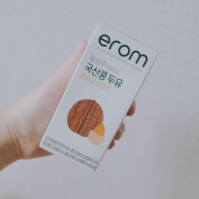 erom 황성주박사의 국산콩 두유 호두와 아몬드 리뷰 사진
