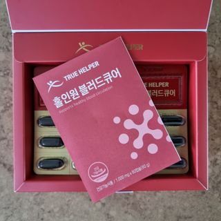 트루헬퍼 홀인원 블러드큐어 혈행+혈압+콜레스테롤 한번에 1박스 1개월 — 5점을 준 리뷰어가 2023년 2월 올린 사용 사진