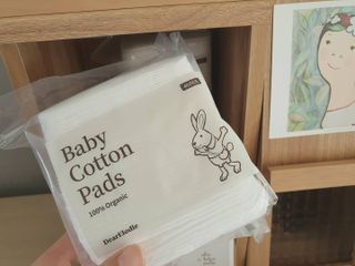 디어엘로디 프리미엄 유기농 유아 솜티슈 40매 3Pack +60매 1Pack 혼합형 — 5점을 준 리뷰어가 2021년 4월 올린 사용 사진
