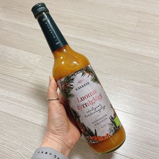 H365 [Kaskein Luomutyrniglögi] 핀란드 전통 무알콜 멀드와인 시벅톤 글로기 — 4.5점을 준 리뷰어가 2021년 4월 올린 사용 사진