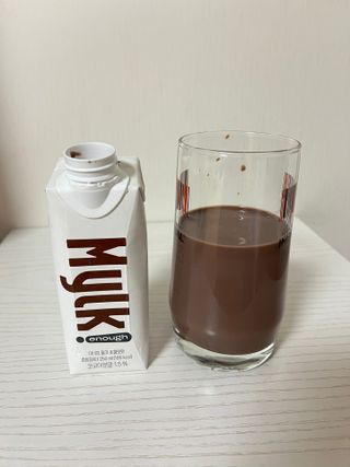 이너프 뮐크 초콜릿맛 — 5점을 준 리뷰어가 2022년 12월 올린 사용 사진