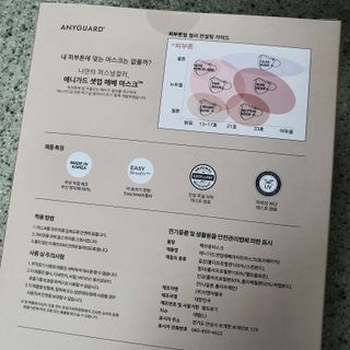 [애니가드] 셋업 메베마스크라이트  (대형 4컬러 + 중형 4컬러) — 4점을 준 리뷰어가 2022년 7월 올린 사용 사진