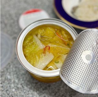 셰프애찬 단호박 백김치 1kg — 5점을 준 리뷰어가 2022년 10월 올린 사용 사진