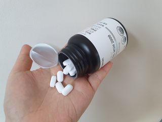 메디타민 원헌드레드 MSM 2000 — 5점을 준 리뷰어가 2021년 4월 올린 사용 사진