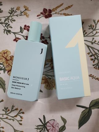 [정우성 올인원] 무슈제이 베이직 아쿠아 올인원 / 남자 화장품 브랜드 — 5점을 준 리뷰어가 2021년 3월 올린 사용 사진