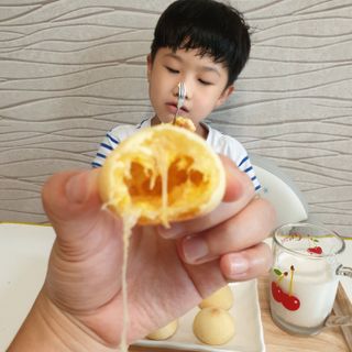 한성기업 베이크볼 치즈몽땅 300g x 2봉 — 5점을 준 리뷰어가 2021년 9월 올린 사용 사진