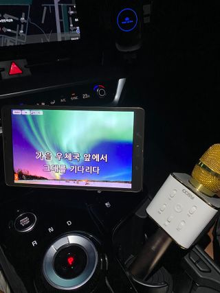 매직씽 노래방 어플리케이션 6개월 이용권 — 5점을 준 리뷰어가 2021년 11월 올린 사용 사진