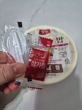 [구매평]양반 비빔드밥 불고기 비빔밥 컵, 272.5g, 3개 — 5점을 준 리뷰어가 2025년 3월 올린 사용 사진