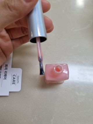 젤리핏 피치리페어 10ml 피치 컬러영양제 효과있는 손톱강화제 — 5점을 준 리뷰어가 2022년 7월 올린 사용 사진
