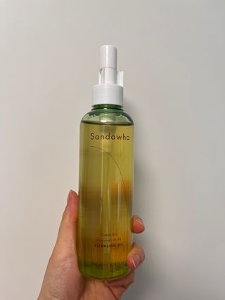 스킨큐어 산다화 순한 클렌징 동백 오일 200ml — 5점을 준 리뷰어가 2023년 4월 올린 사용 사진