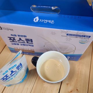 자연에온 마시는 프로틴 고함량 균형단백질 음료 포스틴 125ml 10개입 1BOX — 4점을 준 리뷰어가 2021년 4월 올린 사용 사진
