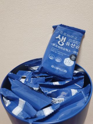 서울약사신협_프로바이오생유산균_2.5G x 100포 — 5점을 준 리뷰어가 2021년 6월 올린 사용 사진