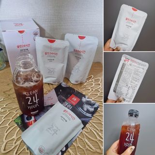 클린24시간 1BOX(5포) + 전용보틀(500ml) — 5점을 준 리뷰어가 2022년 7월 올린 사용 사진