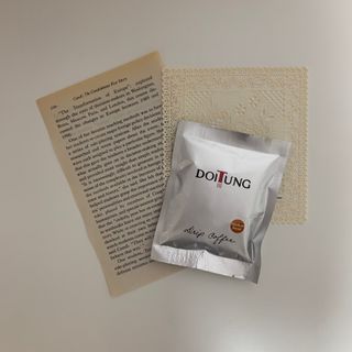 도이퉁 드립백 커피 60g 다크로스트 미디움로스트 — 5점을 준 리뷰어가 2021년 3월 올린 사용 사진