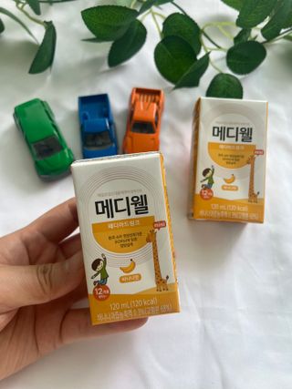 메디웰 페디아드링크 미니 바나나맛 — 5점을 준 리뷰어가 2022년 8월 올린 사용 사진