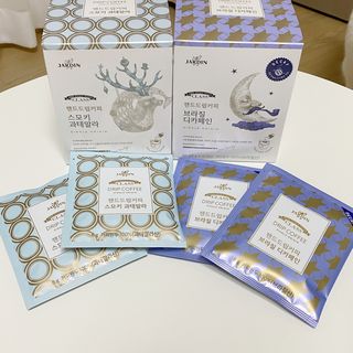 (주)쟈뎅 쟈뎅 클래스 핸드 드립 커피 10P 2종_디카페인 1종+랜덤 플레이버 1종 — 5점을 준 리뷰어가 2021년 3월 올린 사용 사진