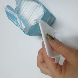 블루블루 유기농 순면 커버 생리대 — 5점을 준 리뷰어가 2021년 1월 올린 사용 사진