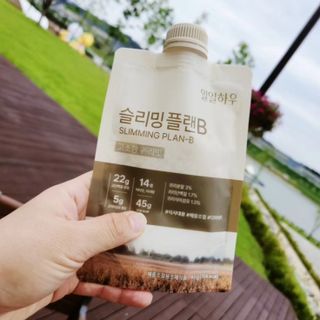 일일하우 슬리밍 플랜B 고소한 귀리맛, 진한 카카오맛 (체중조절식) — 5점을 준 리뷰어가 2023년 8월 올린 사용 사진