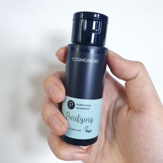 코스모먼트 부스티모 부스팅샴푸60ml + 비듬세정 진정샴푸50ml — 5점을 준 리뷰어가 2021년 11월 올린 사용 사진